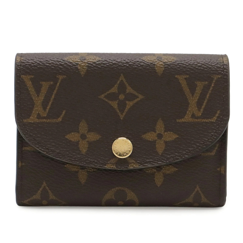 LOUIS VUITTON Monogram Portemonnaie Rosalie coin case Wallet Fuschia Pink